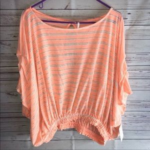 Free People Women’s Coral Oversized Top Sm